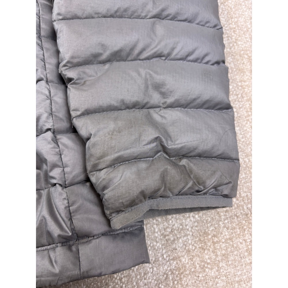 Patagonia Mens Down Sweater Jacket Gray Puffer Full Zip Quilted Large 84674 - Picture 7 of 10
